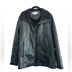 Nikki Jones Montreal Faux Fur Sherpa lined Jacket Size M